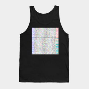 Glitched code Tank Top